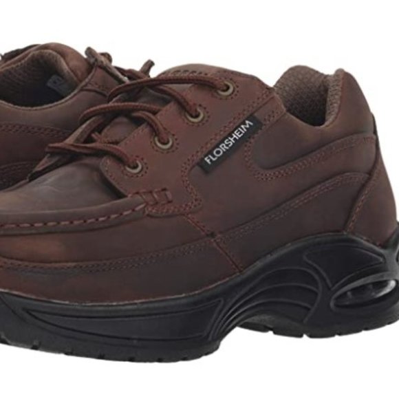 Florsheim Work Men\'s FS2430 Slip-Resistant Work Shoe 7.5 100% Leather Brand New!